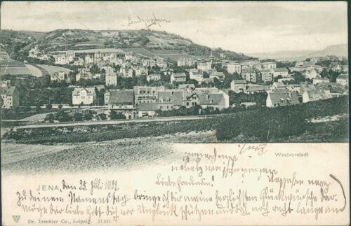Ansichtskarte jena 1902 - ansichtskarte,