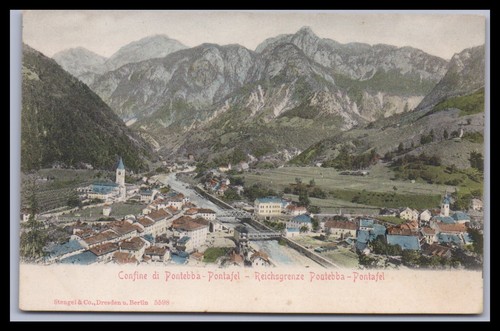 Ansichtskarte reichsgrenze - ansichtskarte,