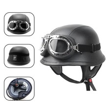 Motorradhelm Retro Motorrad