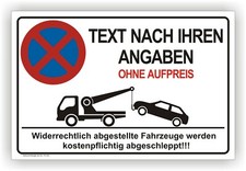 Parkplatzschild Parken Schild