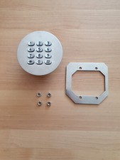 Edelstahl  Tastatur (Telefon ?)  für Tür Codeschloß oder Alarmanlage