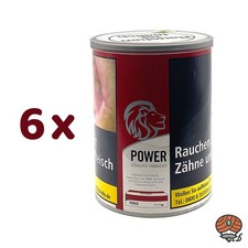 Power Quality Tobacco Feinschnitt-Tabak Dose 6x 150g