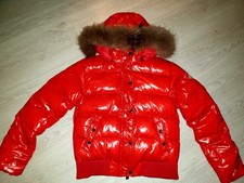 Moncler Damen Daunenjacke rot