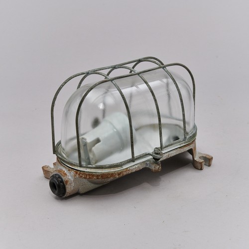 Vintage industrial bunkerlampe - vintage,