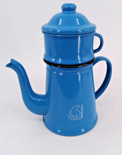 Nordisk Coffee Pot Kaffeekanne, Emaille, Camping Geschirr 1,2 Kg, gebraucht