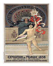 Vintage Jugendstil Wandkunst