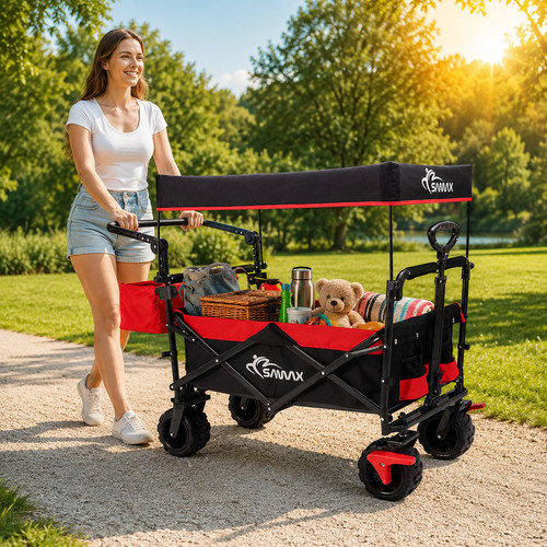 Samax bollerwagen faltbar dach - bollerwagen,