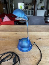 Ikea Schreibtischlampe Vintage Buro Lampe Höhenverstellbar Blau Kunststoff