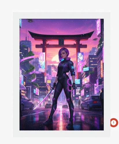 Gerahmt poster japan - japan, stile