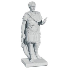 Kleine weiße statue julius - weiße,