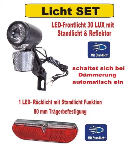 Fahrrad beleuchtung lux - 30, led