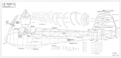 Dfs habicht segelflugzeug - habicht.,