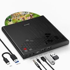 Externes DVD Laufwerk USB 3.0 Type-C CD Laufwerk Extern Slot-in DVD