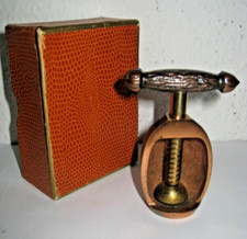 Nussknacker, der besondere Spindel-Nussknacker, mit original Verpackung, Messing