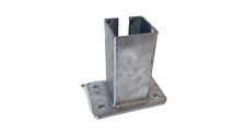 Zaun Fußplatte Pfostenadapter
