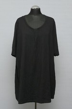 180 01/399 Gerry Weber SAMOON Damen Shirt uni schwarz Gr. 52 Kurzarm lässig