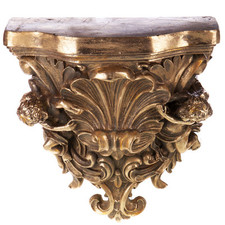 Barock Konsole Ablage Gold