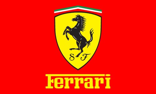 Fahne ferrari rot 360 - rot, enzo