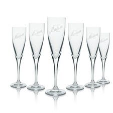 6x Mumm Sekt Glas Flöte 100ml
