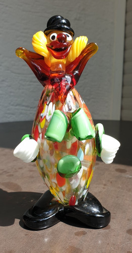 Murano glas clown italy - glas,