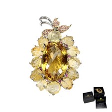 925 Sterlingsilber Brosche