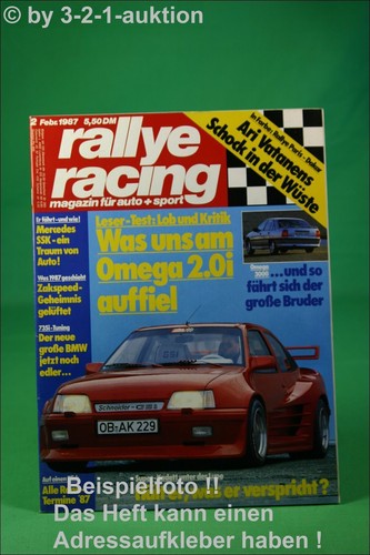 Rallye racing opel - racing, 2/87