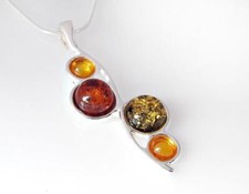 Bernstein Anhänger Silber 925