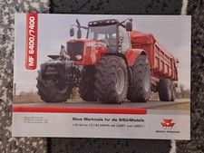 Massey Ferguson 6400/7400   Prospekt Traktor Schlepper