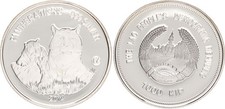 Laos 1000 Kip Silber 2014
