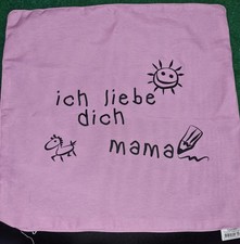 Kissenbezug mit Spruch , Kissen Motiv Geschenk 45x45cm