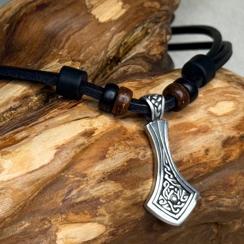 Viking leather chain - viking,