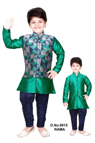 Jungen sherwani pyjama weste - sherwani, 2