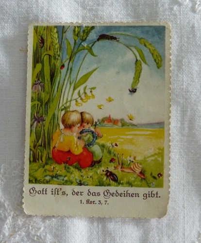Fleißbildchen mit bibelspruch - fleißbildchen,
