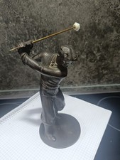 ANTIK,  BRONZE, GOLFSPIELER