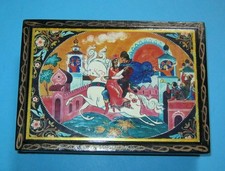 Russland - Lackdose signiert /