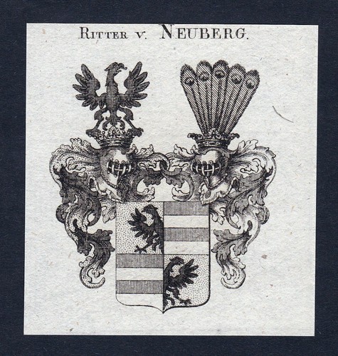 1820 neuberg wappen adel - ca.,