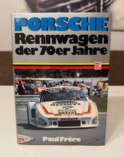 Motorbuch Verlag Paul Frere Porsche Buch Rennwagen 70er Jahre 1. Auflage 1983