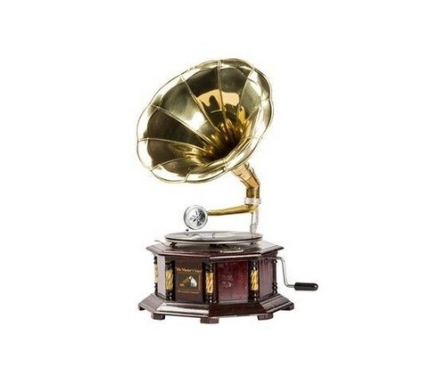 Grammophon mit sechseckigem - grammophon,