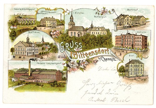 Litho gruss aus - ak,