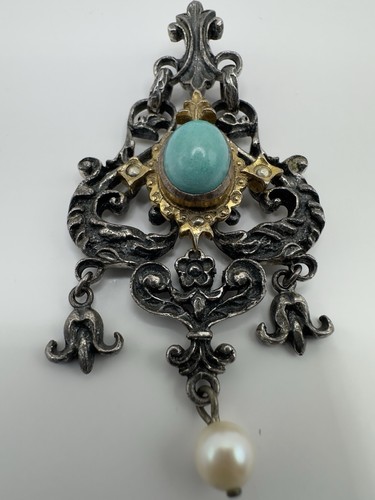 Jugendstil anhänger bartel - anhÄnger!,