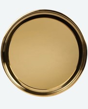 Goldenes Alu Tablett , 32cm 