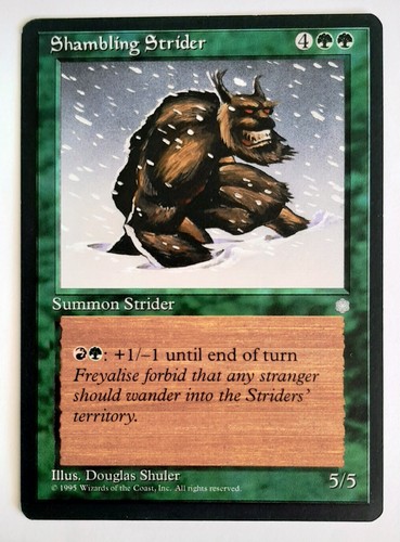 Shambling strider ice - ►shambling, ►ice