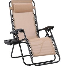 Liegestuhl klappbar, Gartenliege Sonnenliege Liegen Relaxsessel Garten Balkon DE