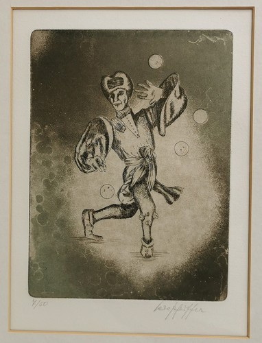 Radierung bilderzyklus - 6x,