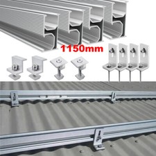 Solar Blechdach PV Befestigungssystem Alu Halterung Montage Schiene Montageset