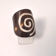 Echt Holz Ring Holzring braun