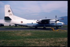 #2419 ORIGINAL K64 FLUGZEUG DIA: Bulgarische Luftwaffe Antonov AN-30 055