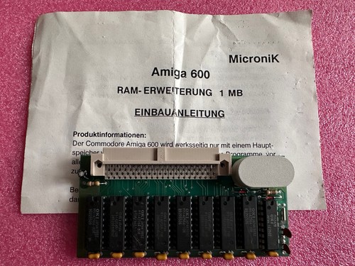 Speichererweiterung für amiga - speichererweiterung,