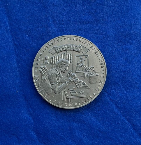 Medaille 1988 kulturbund ddr - kulturbund,