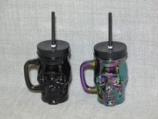 Totenkopf Skull Trinkglas 3D